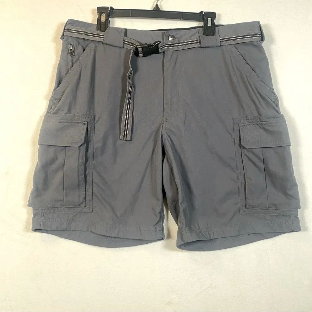 Duluth Trading Company Gray Cargo Shorts Size XL